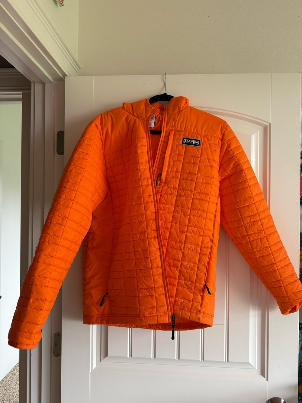 Polarpro Men’s Orange Quilted Insulated Jacket. Great quality!!